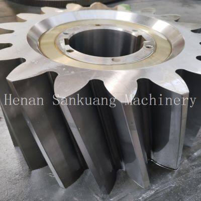 Forged Alloy Steel Double Gear for Mining Equipment Drive photo-4