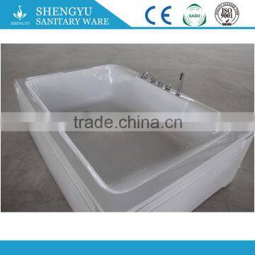 rectangular china 2 person bathtub jet bathtub nozzl massag jet