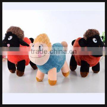 cute sheep plush stuffed toy with big and small size