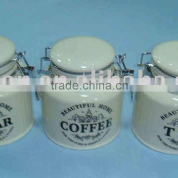 Ceramic canister set,Porcelain canister