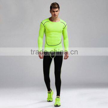 (OEM/ODM Factory)Compression Base Layer Shirt Top Pants thermal Sports Slim Fit compression wear