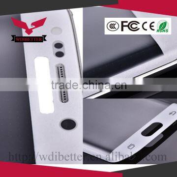 High quality and best price for samsung galaxy s6 edge full cover tempered glass screen protector