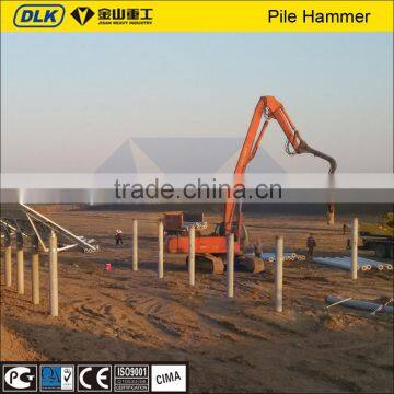 Excavator Mounted Vibro Hammer Kobelco Excavator Attachments Machinery Manufacture Ltd Quality Choice