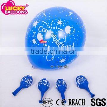 High Quality Wholesale Blue Latex Balloon 12" ce for Congratulations photo-2