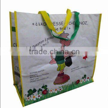 Handle pp woven bags manufacturer