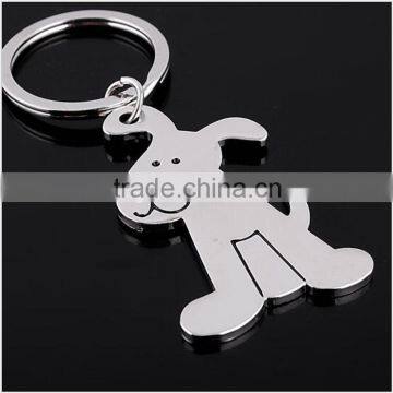 Manufacturers supply key ring genuine creative personality smooth dog keychain