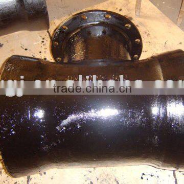 flange pipe fitting tee for Ductile cast iron pipe