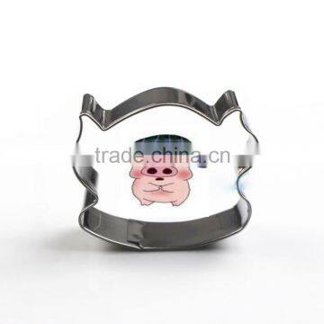 YangJiang factory manufature Cute hot sales McDull shaped stainless steel cookies cutter mold