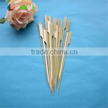 Green bamboo skewers