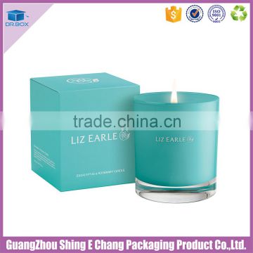 12 Years factory luxury custom logo colorful printing paper candle box/candle packaging boxes