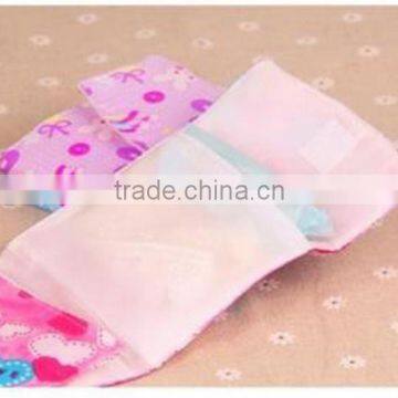 Flower pattern lovely ladies sanitary napkin cotton bag