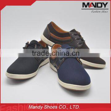 China shoe factory men casual flat fabric shoe with lace up                        
                                                Quality Choice