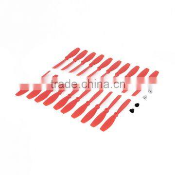 10 pairs 6045 Red Plastic Propellers with Self-locking Head