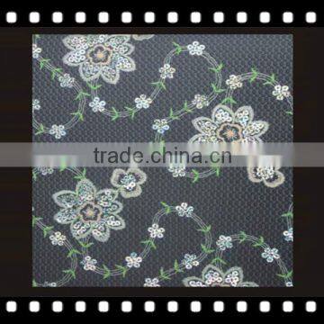 Beautiful flower african organza embroidery lace fabric