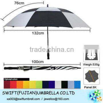 windproof golf umbrella two layers soccer club umbrella manufacturers