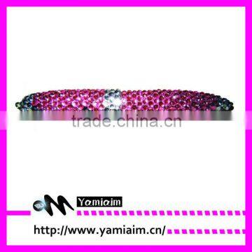 2015 stylish rhinestone writing pen with customized sparkle bling pen