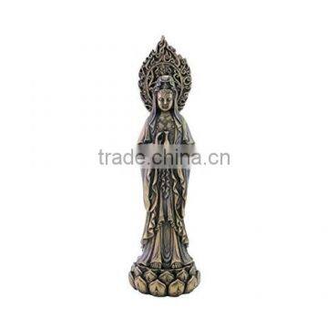 Meditating Avalokiteshvara Quan Yin Kuan Statue Figure