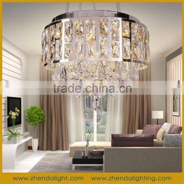 electroplate lamp base home lighting led crystal pendant light