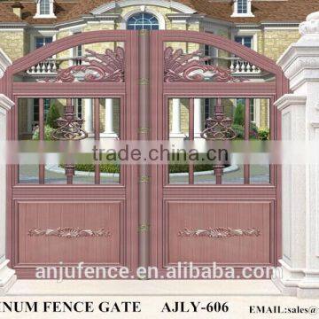 Durable and decorative aluminum courtyard gate /door AJLY-606