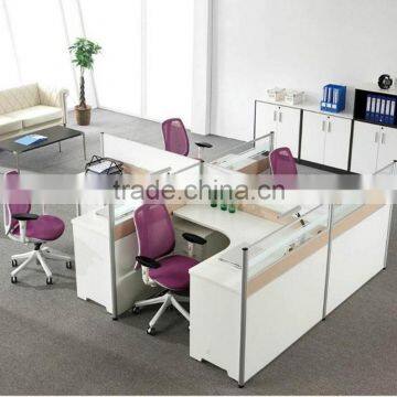 nepal wooden furniture metal office modular partition computer workstation(SZ-WST611)