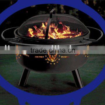 marine charcoal BBQ fire pot