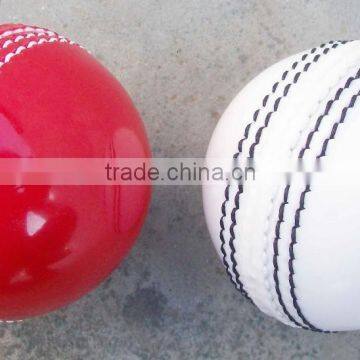 White Cricket Ball Leather