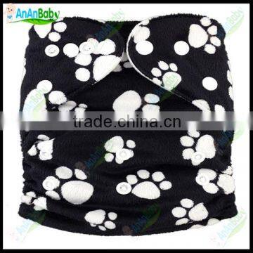 Cutey Cartoon Character One Size Fits All Overnight Cheapest Cloth Diaper Double Row Snaps