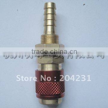 Special welding joint with check valve