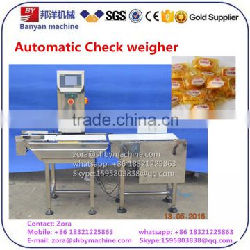 automatic Measuring Food weight selector machine, fruit package check weigher BY-XBC Made in CHINA