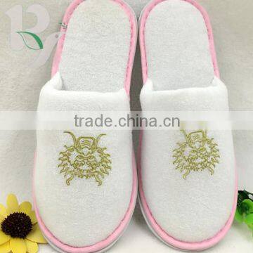 Trade assurance wholesale cheap terry cloth spa slippers with logo                        
                                                Quality Choice