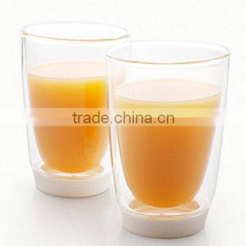 double wall glass tea cup double wall glass thermos cup