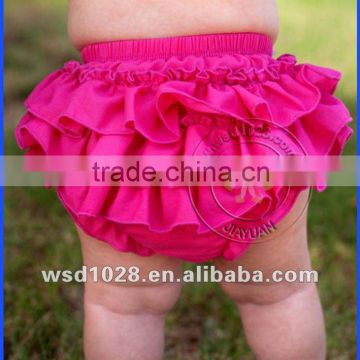 Ruffle cotton bloomer, cotton baby bloomer