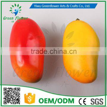 Greenflower 2016 Wholesale artificial fruit mango China handmake forma fruit for school resturant decoration