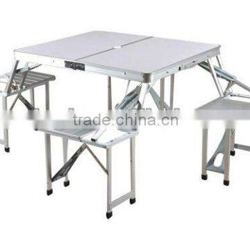 4 Way Folding Camping Table with 4 Seats