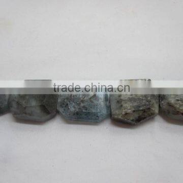 Wholesale blue kyanite Tumbled flat loosen faceted gemstone manufacturer