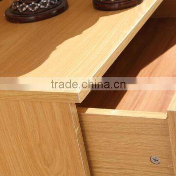 Light Brown General Use Monza Two Drawer Bedside Cabinet photo-3