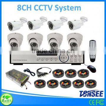 Top 10 cctv camera factory China,new style 8CH CMOS 800tvl security cctv camera kit