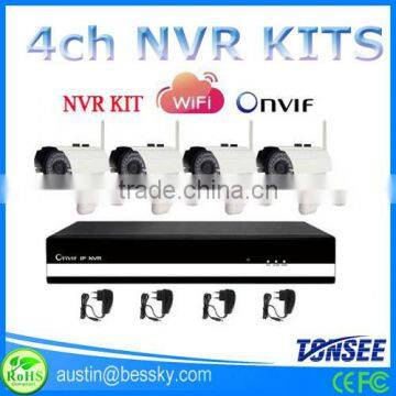 4CH Full HD 960P NVR H.264 Digital Video Recorder 4 Channel High Resolution Real Time Playback