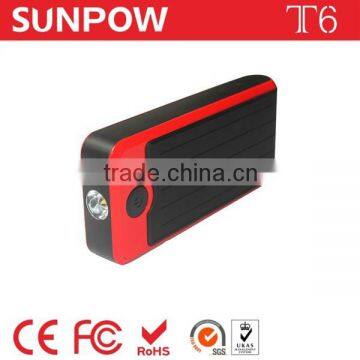 Sunpow 13600mah New Multi-Function Auto 12v Car Jump Starter Power Bank Station Battery Charger With Air Compressor photo-3