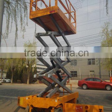 Self propelled scissor lift,hydraulic lift for painting