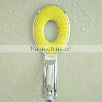 Colorful Single Function Oval ABS Hand Shower