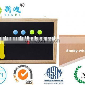 Double side writing black board sandywhiteboard