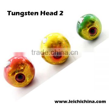 High quality colourful fishing tungsten head