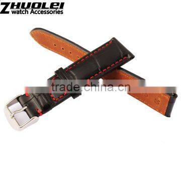 2015 Fashion Croco Grain Calf Leather Watch Band Leather Watch Strap 18mm 19mm 20mm 21mm 22mm
