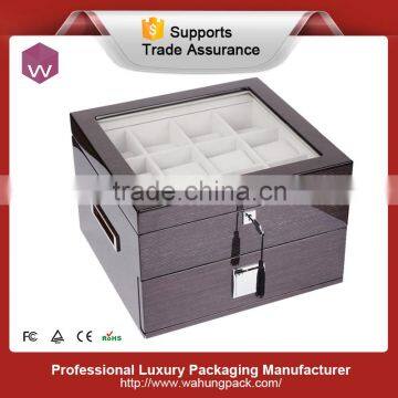 China cheap and luxury wood sale watch box