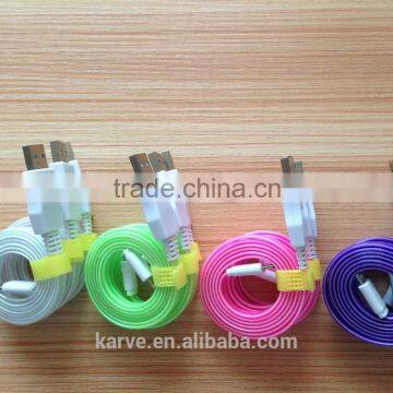 Promotion Products Colorful Flow LED Flat Micro Cable photo-2