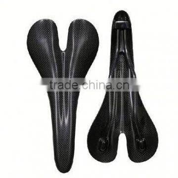 Weight light new product 2014 hot road bicycle or mountain bike carbon fiber saddle vader bicycle saddle