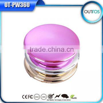 New Round Shape Cosmetic Mirror Power Bank 4000mAh Supplier's Choice photo-6