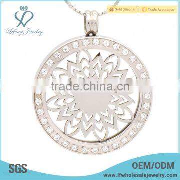 2016 Wholesale Silver pendant coin holder jewelry