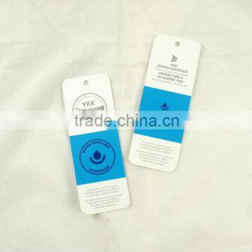 High quality custom paper hangtag